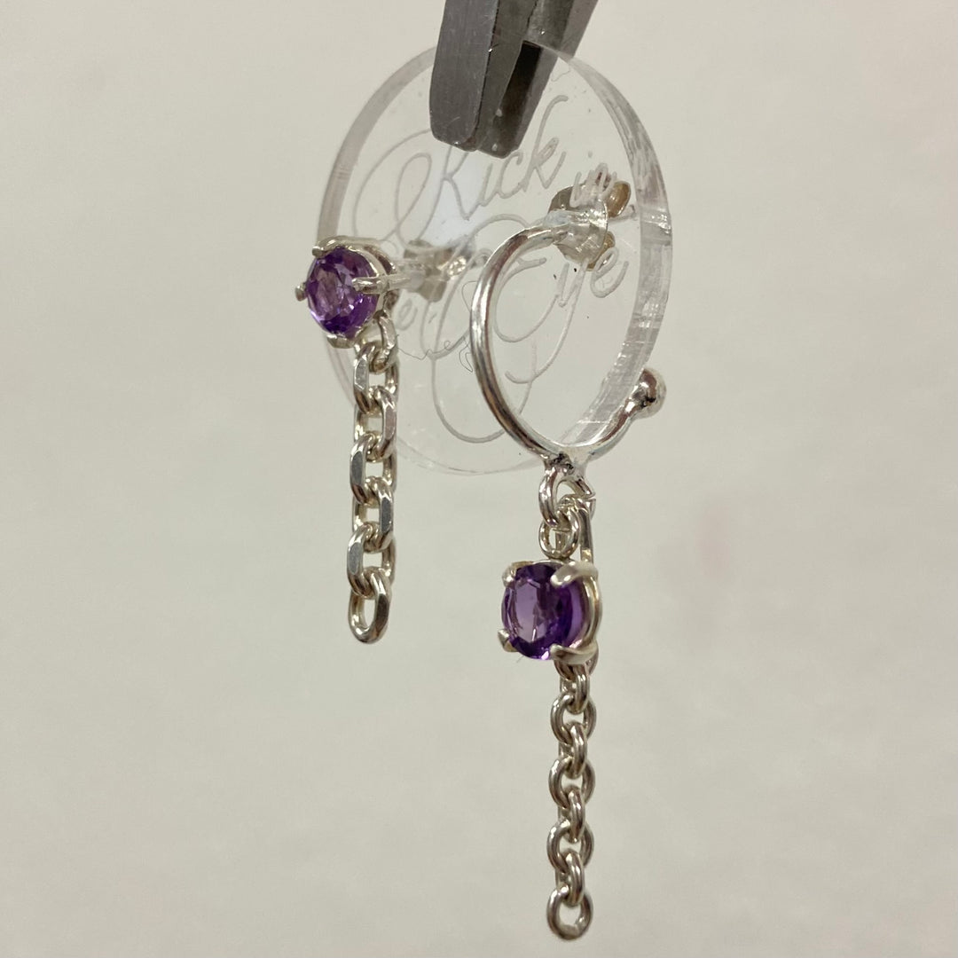 witchy AMETHYST pair, one off